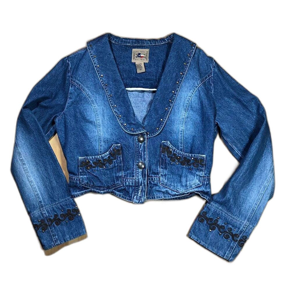 Western Women's Cropped Denim Jacket